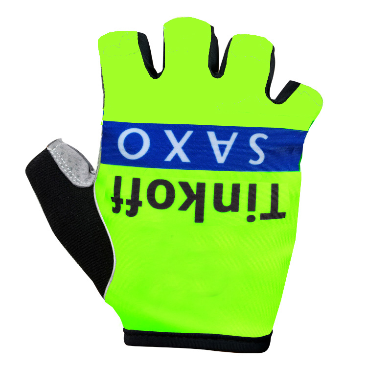 Handschoenen Saxo Bank Tinkoff 2016 groen